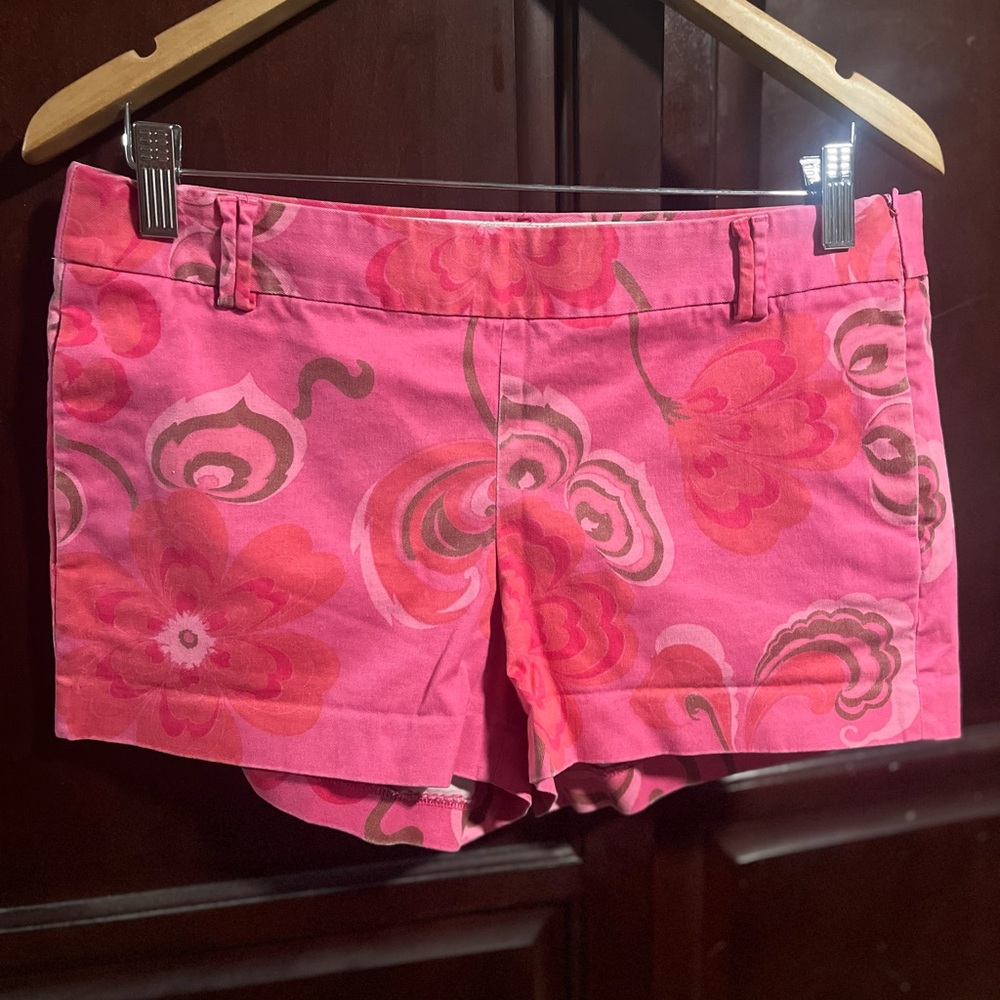 Pink Floral Shorts size 6